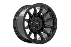 Rough Country 90 Series Wheel | One-Piece | Gloss Black | 20x9 | 6x5.5 | -12mm