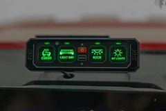 4 Gang Switch Panel | RGB Backlit Buttons | Multifunction Modes