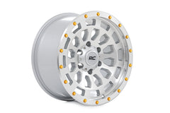Rough Country 87 Series Wheel | Simulated Beadlock | Full Machine | 17x8.5 | 6x5.5 | +0mm