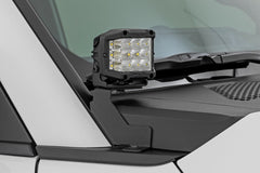 LED Light Kit | Ditch Mount | 2" Black Pair | Flood | Toyota Land Cruiser (24-26)