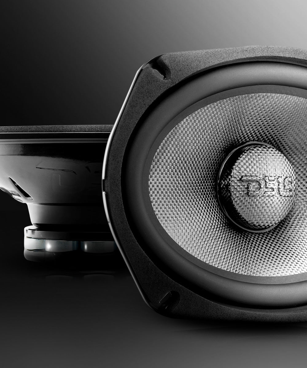 PRO 6x9" Neodymium Carbon Fiber Water resistant Cone Mid-Bass Loudspeaker 300 Watts Rms 4-Ohm - DS18