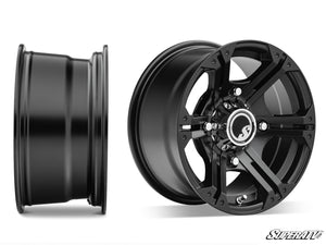 Standard XT Warrior Tires 34x10x14 on 14x7 Bandit H-Series Black Wheels 4/156 Pattern