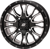 FUSION DD WHEEL 15X7 5+2 4/137 & 4/156 GLOSS BLK/MACH