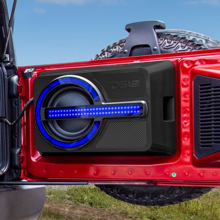 Bronco 6th Gen Loaded Tailgate Enclosure with 12” Subwoofer and RGB LED Lighting - DS18