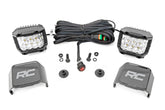 LED Light Kit | Ditch Mount | 2" Chrome Pair | Wide | Ford Bronco 4WD (21-26)