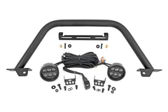 Safari Bar | 3.5" Round LED (Pair) | Black | Amber DRL | OE Modular Steel | Ford Bronco (21-26)