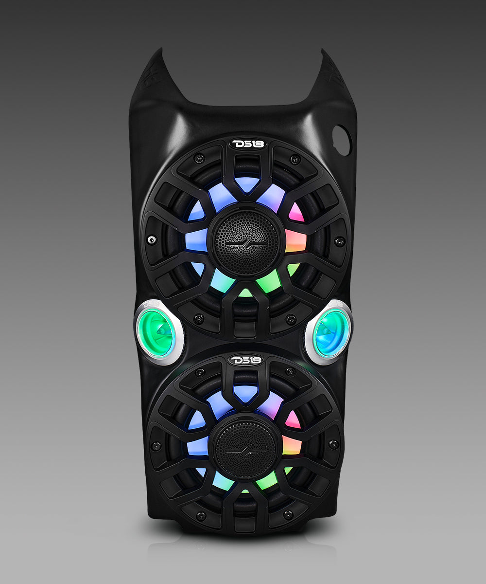 Polaris Slingshot Waterfall Center Console Loaded | 2 x NXL-IQ6/BK & 2 x PRO-TW7LD and Digital LED Lights | 2015 - Current