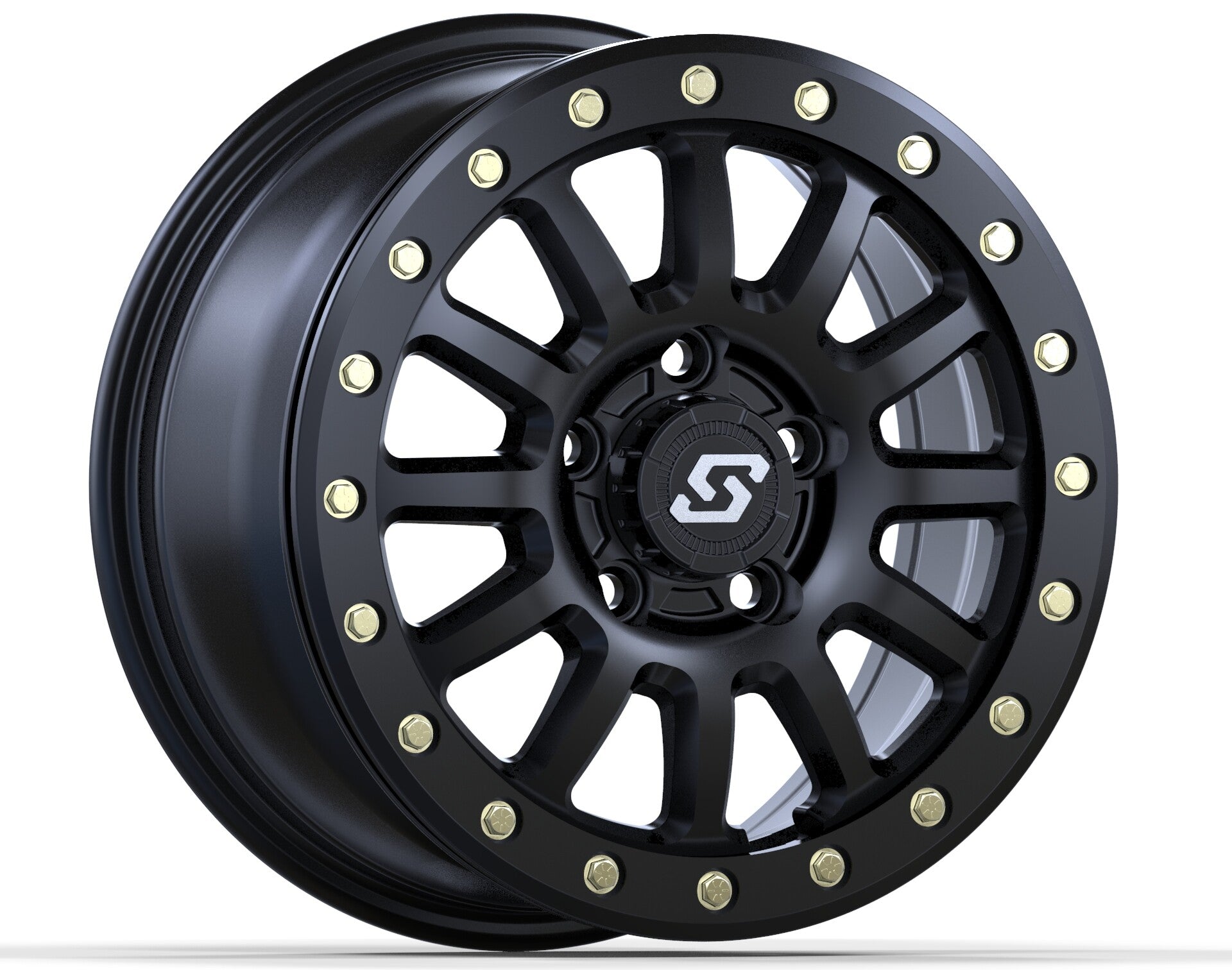 SANO BDLK WHEEL 15X7 5/4.5 6+1 (+50MM) BLACK