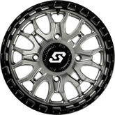 IGNITION WHEEL 15X7 4/137 +10MM GUNMETAL/BLK