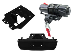 Can-Am Maverick X3 Winch Mount & 3500 lb. Winch With Frame Stiffener