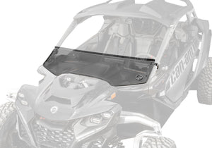 Can-Am Maverick R Half Windshield - Dark Tint