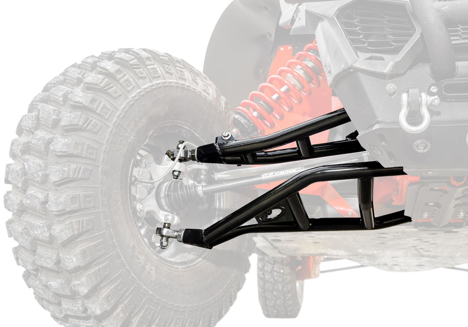 Can-Am Maverick X3 Atlas Pro 1.5in. Forward Offset A-Arms - Black - 72in.