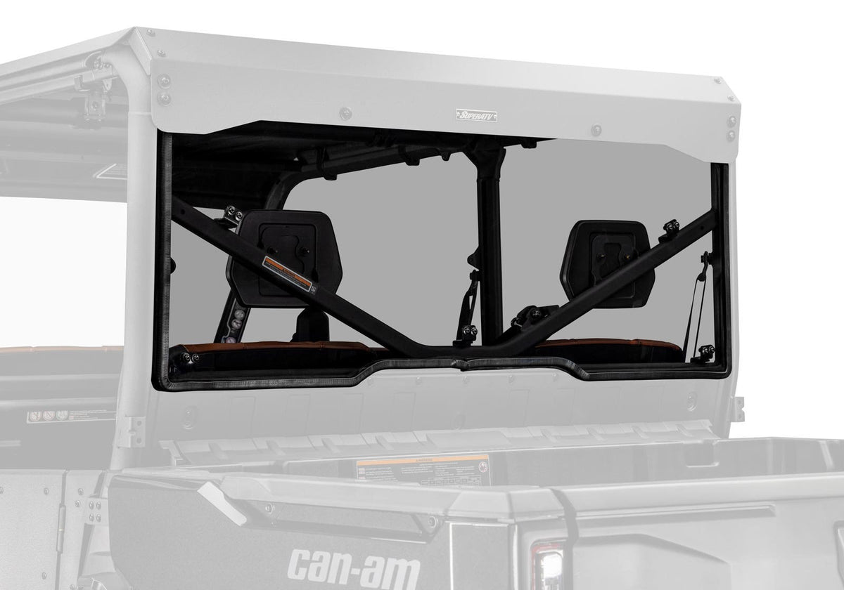 Can-Am Defender Rear Windshield - Standard Light Tint