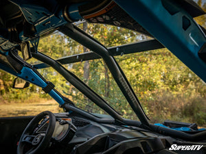 Can-Am Maverick X3 Full Scratch Resistant Windshield - With Intrusion Bar