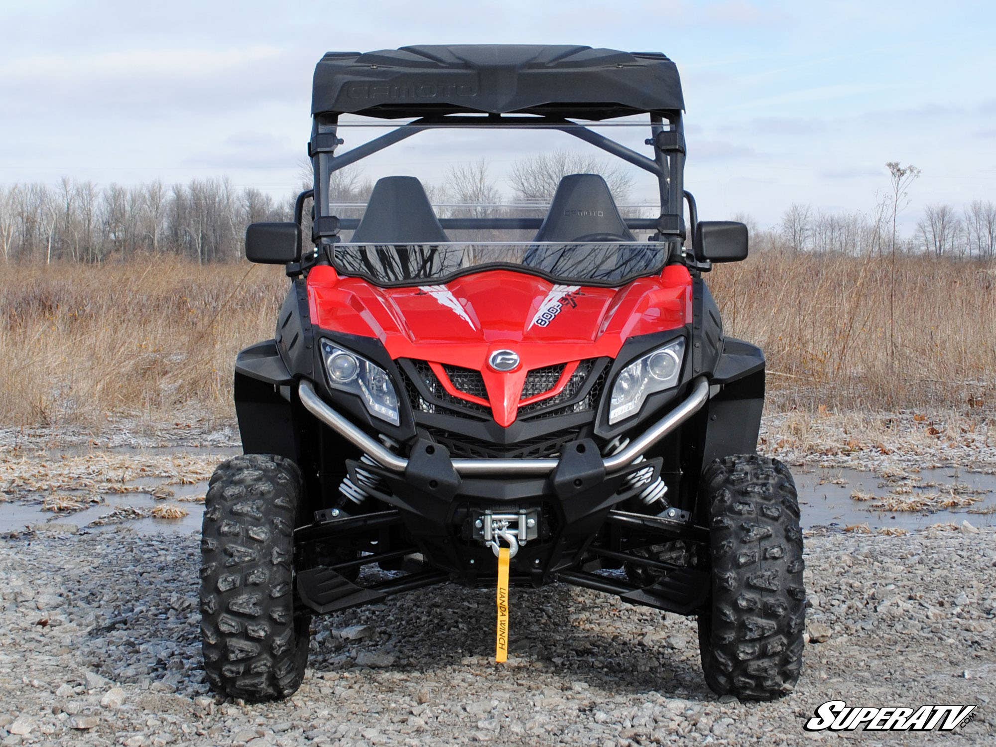 CFMOTO ZForce 500 Scratch-Resistant Full Windshield