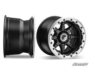 Sticky XT Warrior Tires 35x10x15 on 15x10 Healy Lock Series Beadlock Wheels 4/156 Pattern