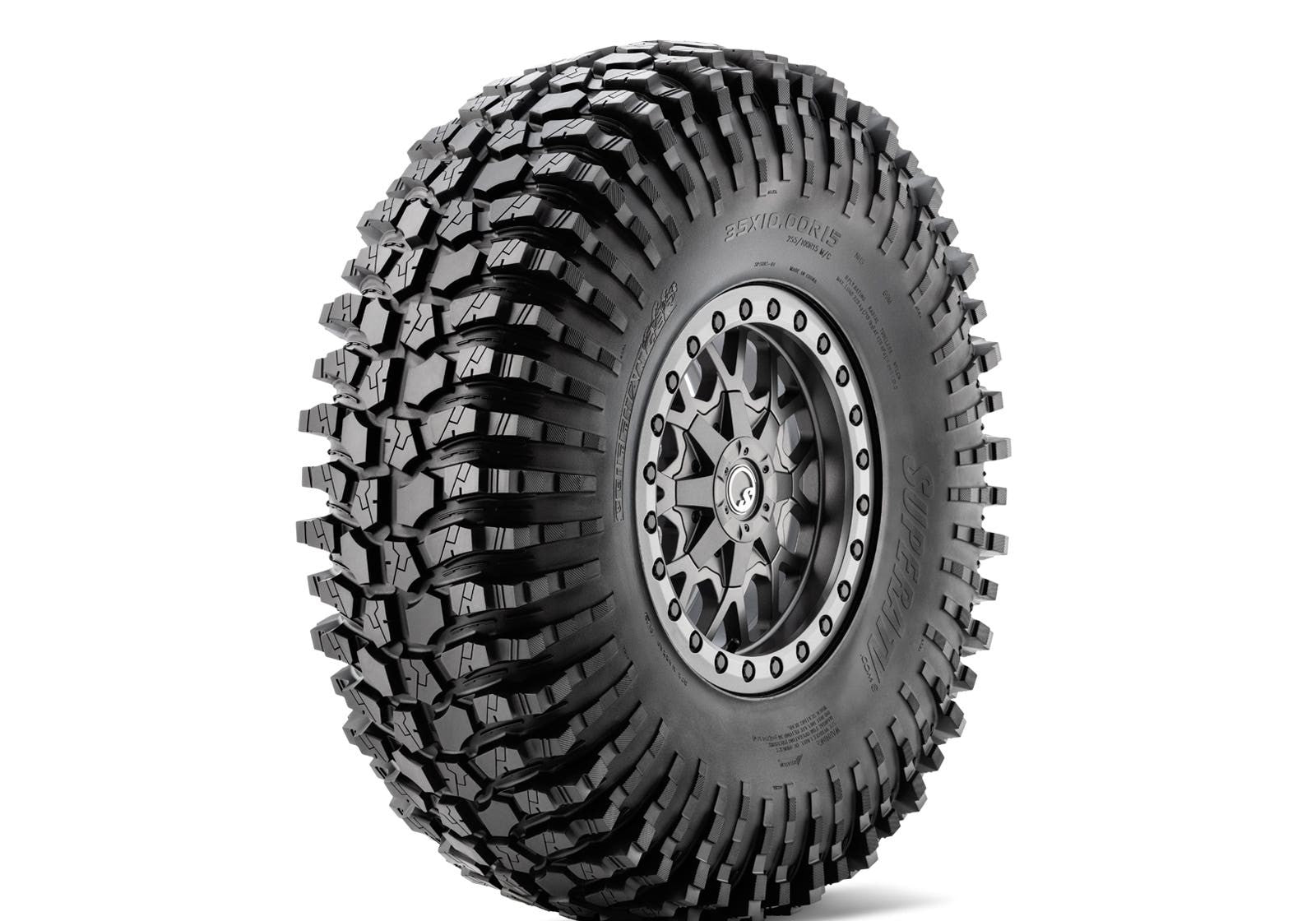 SuperATV Cliffhanger UTV/ATV Rock Tires - 35x10x15 - Sticky