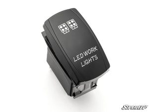 LED Light Wiring Harness with Rocker Switch - Cube Lights