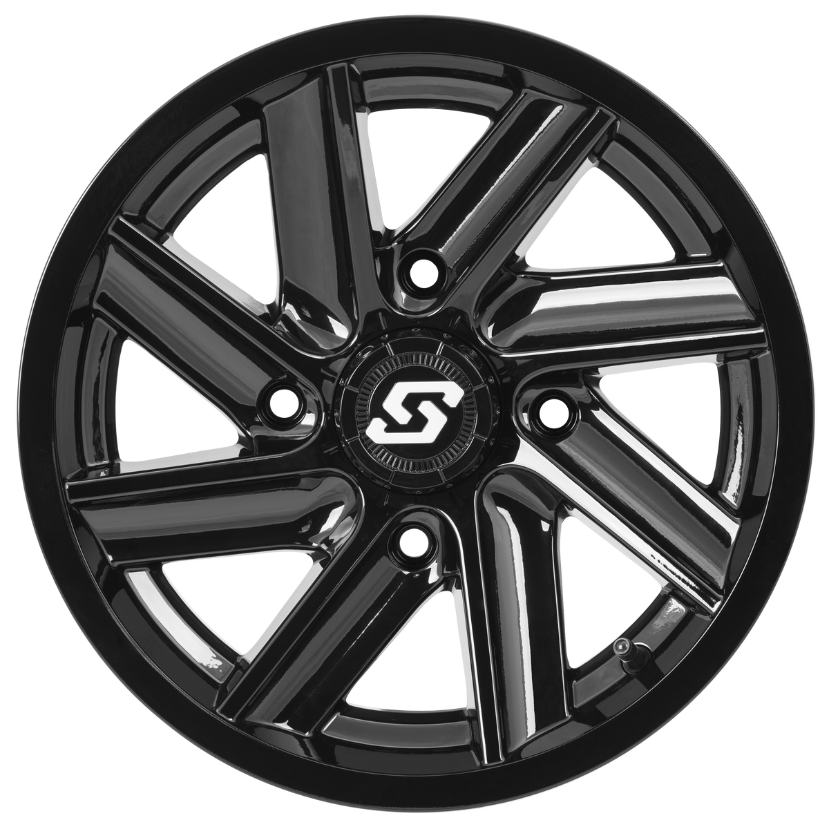 CHOPPER WHEEL 14X7 4/156 4+3 (+5MM) BLACK