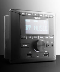 RV and Trailers Headunit 2.75" LCD screen , 2 Zones, 4 volts Output,HDMI, BT, RDS 4 X 50 Watts - DS18