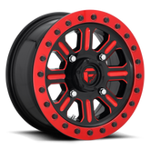 Fuel Off-Road UTV HARDLINE UTV BEADLOCK - GLOSS BLACK RED TINTED CLEAR