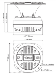 2" Driver Short Horn Kit 320 Watts 2" Titanium 8-Ohm Vc (PRO-D1+PRO-HA52/BK) - DS18