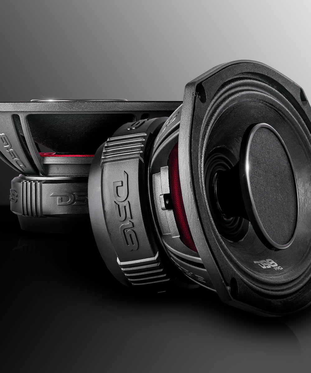 PRO 6x9" Water Resistant Hybrid Mid-Range Loudspeaker with Built-in Driver 250 Watts Rms 4-Ohm - DS18