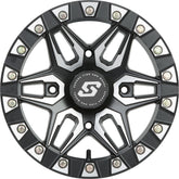 SPLIT 6 BDLK WHEEL 14X10 4/156 5+5 (0MM) BLK/MACHINED