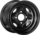 SEDONA STEEL 12X7 4/110 5+2 BLK FRONT