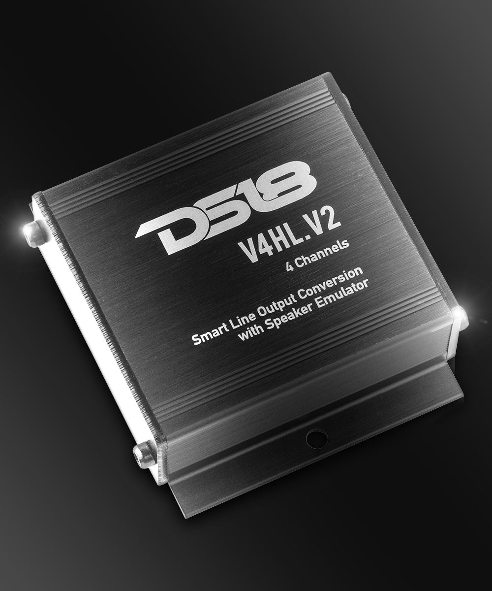 Hi/Lo Converter 4-Channel with Speaker Emulator (Remote out) - DS18