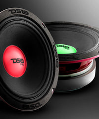 PRO-X 6.5" Mid-Range Loudspeaker with RGB Light Dust Cap 250 Watts Rms 4-Ohm - DS18