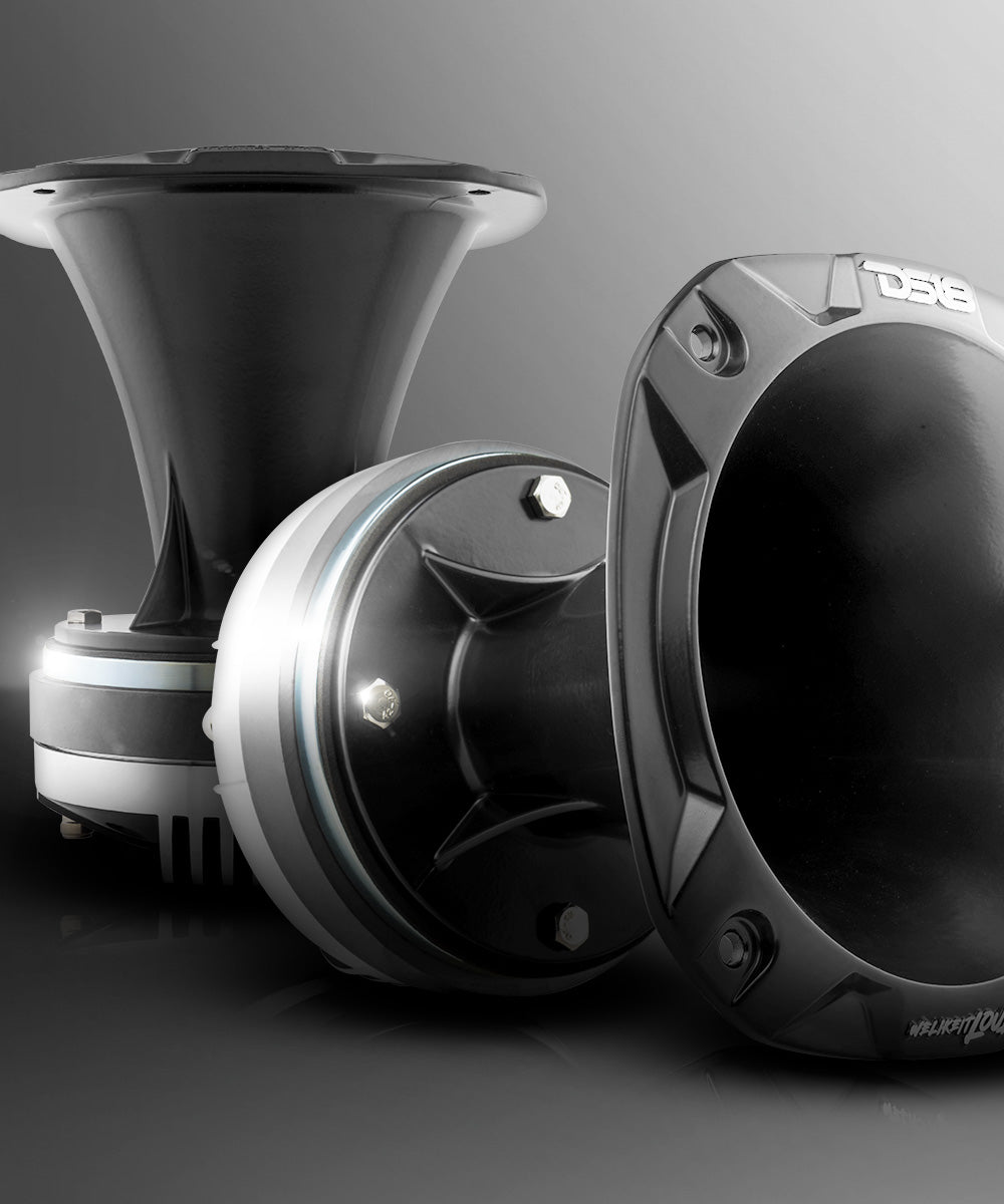 2" Driver And Horn Kit 320 Watts 2" Titanium 8-Ohm Vc (PRO-D1+PRO-HA102/BK) - DS18