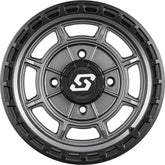 RIFT WHEEL 15X7 4/156 5+2 (+10MM) CARBON GREY