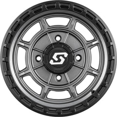 RIFT WHEEL 15X6 4/156 5+1 (+40MM) CARBON GREY
