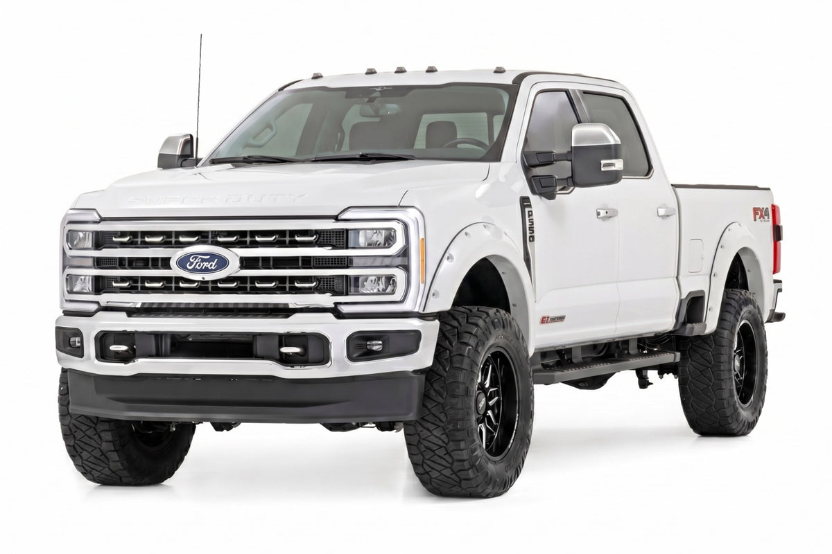 Pocket Fender Flares | Z1 Oxford White | Ford F-250/F-350 Super Duty (23-26)