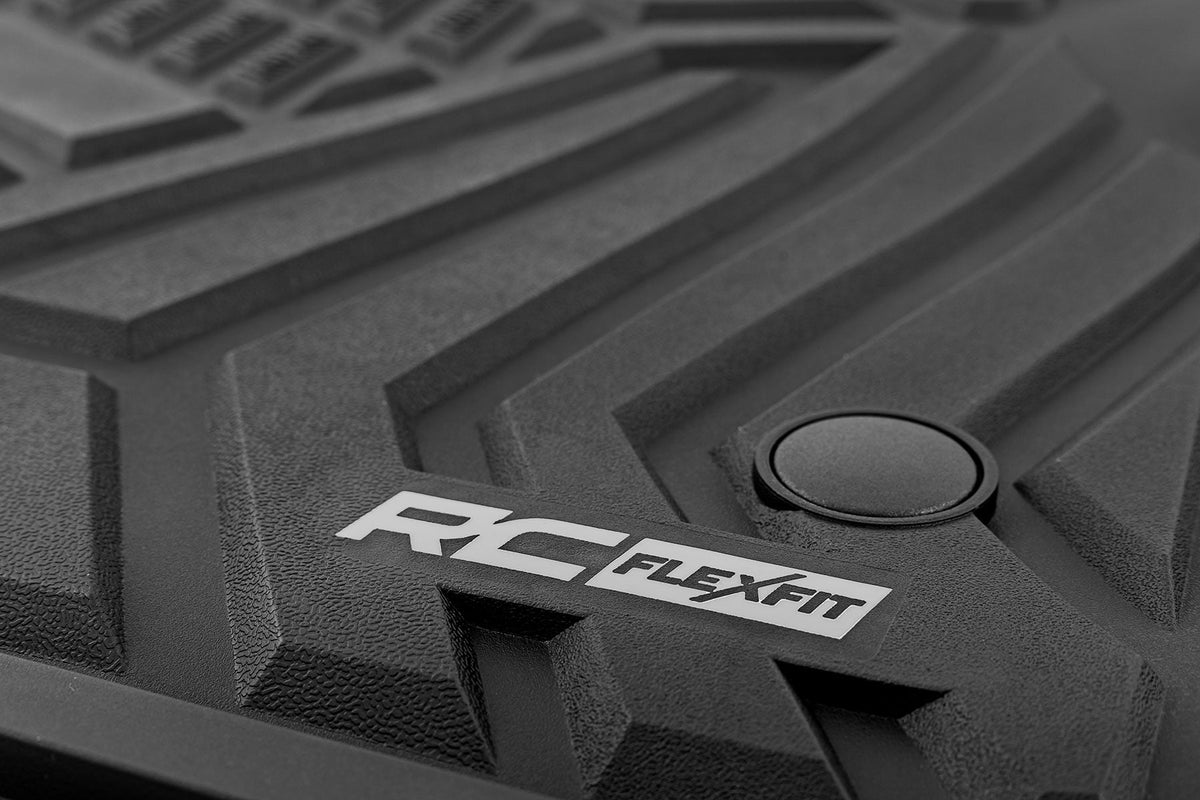 Flex-Fit Floor Mats | Front and Rear | Ford F-250/F-350 Super Duty (17-26)