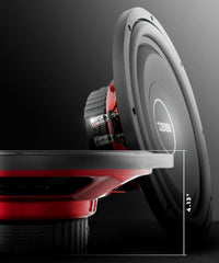SRW Shallow-Mount 12" Subwoofer 220 Watts Rms SVC 4-Ohm - DS18