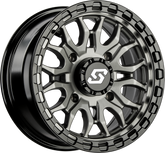 IGNITION WHEEL 14X7 4/137 +10MM GUNMETAL/BLK