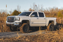 7 Inch Stamped Steel LCA Lift Kit | Forged UCA | Bracket | M1 Struts/M1 | Chevy/GMC 1500 (16-18)