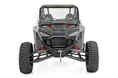30" Single Row Light Mount | Front | Black Series | White DRL | Polaris RZR Turbo R