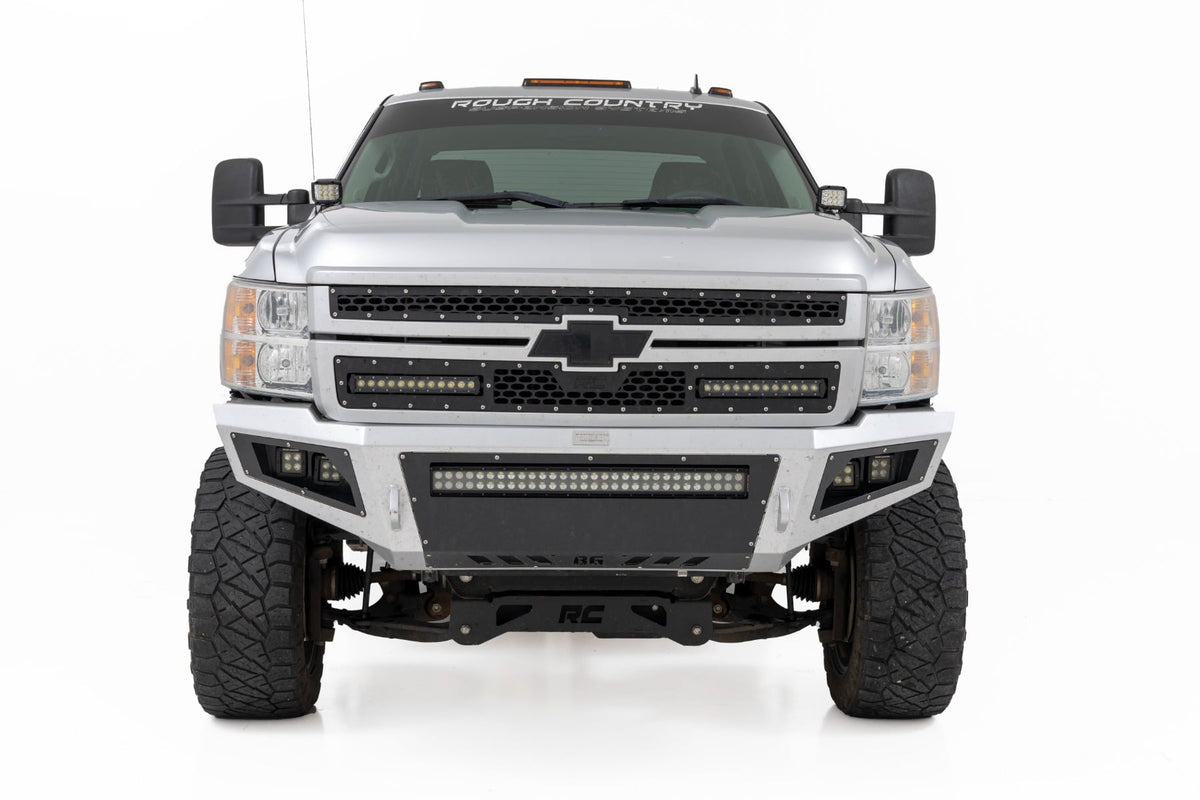 LED Light | Ditch Mount | 2" Black Pair | White DRL | Chevy 1500 (2007-2013)