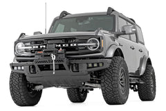 High Winch Mount | All Models | 12000S | 20 Inch Black Single Row LED | Ford Bronco (21-26)