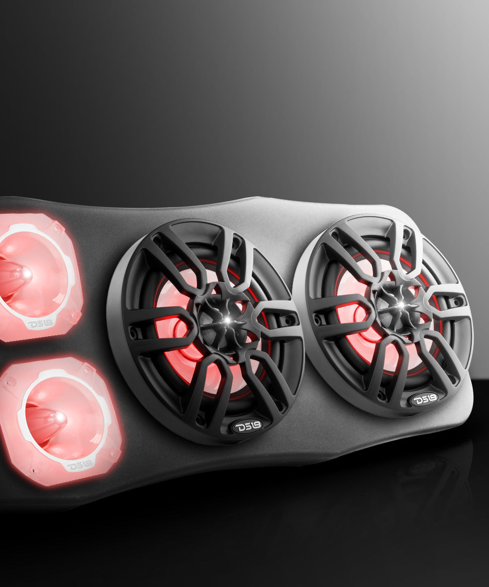 37” Universal Roll Cage Enclosure - 4x 6.5” Speakers and 2x 3.78” Tweeters - DS18