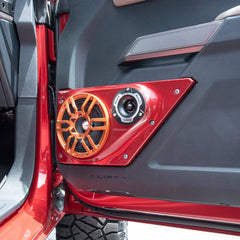 Ford Bronco 6th GEN Loaded Front Door 6.5" Speakers and 3.78" Tweeter Speaker Panels Package - DS18
