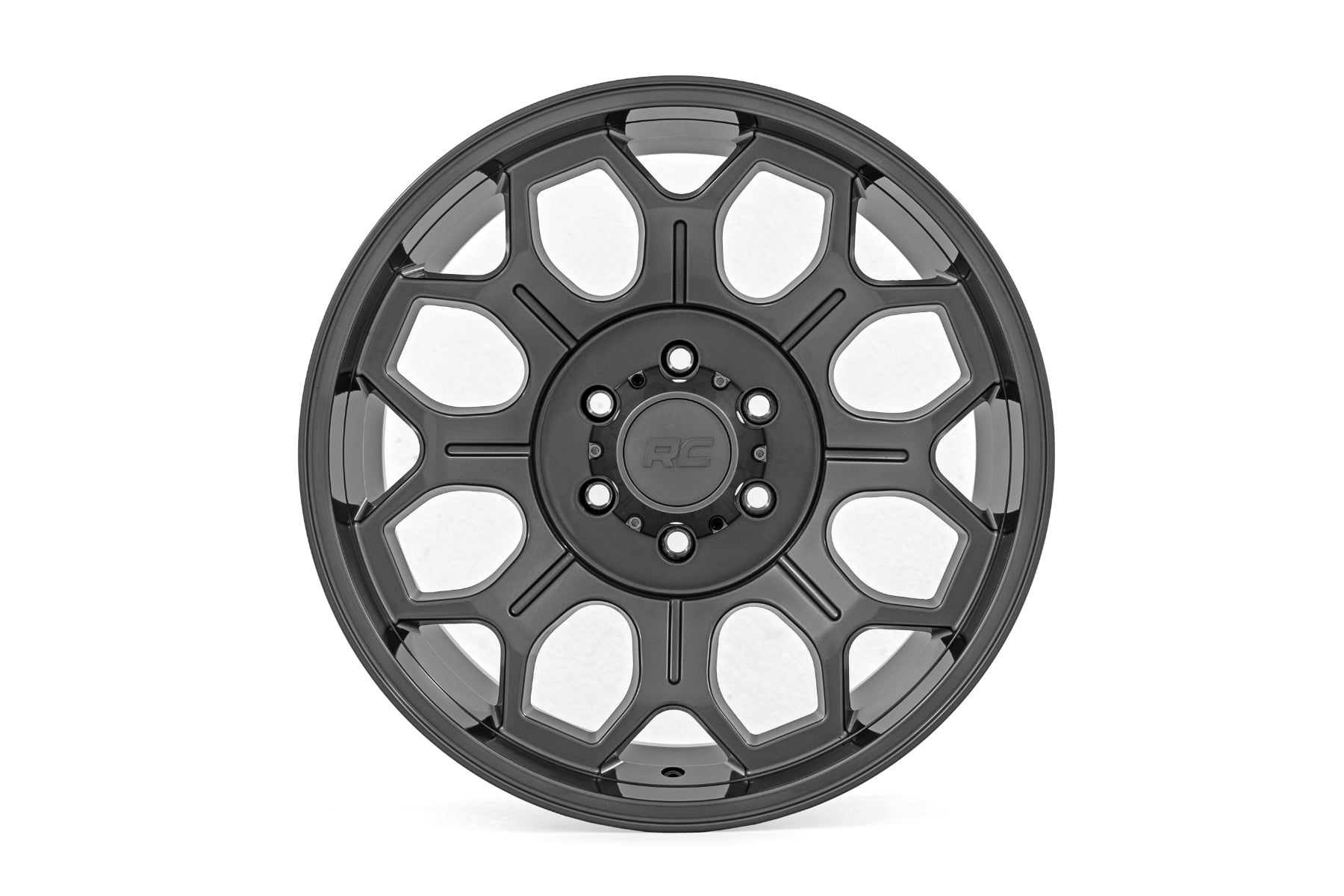 Rough Country 77 Series Wheel | One-Piece | Gunmetal Gray | 20x9 | 6x135 | +18mm