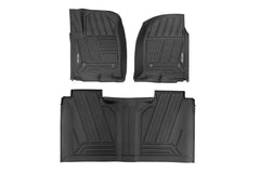 Flex-Fit Floor Mats | FR & RR | FR Bucket | Crew | Chevy/GMC 1500/2500HD/3500HD (19-26)