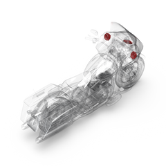 Stage-2 Speaker & Amp Kit for 1998-2013 Harley-Davidson Road Glide (Gen-3)