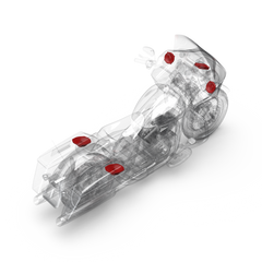 Stage-3 Speaker & Amp Kit for 1998-2013 Harley-Davidson Road Glide (Gen-3)