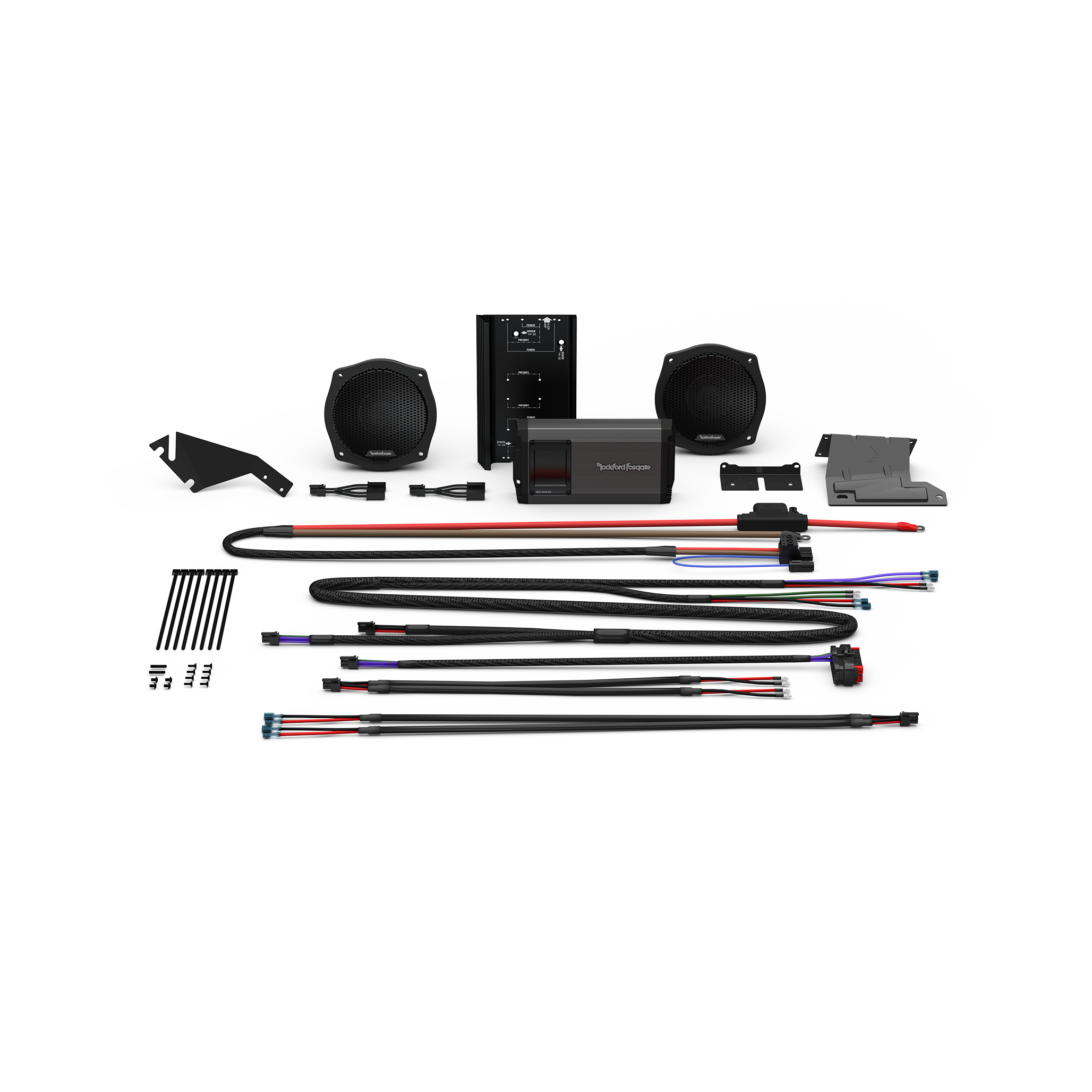 Stage-2 Speaker & Amp Kit for 1998-2013 Harley-Davidson Street Glide & Electra Glide (Gen-3)