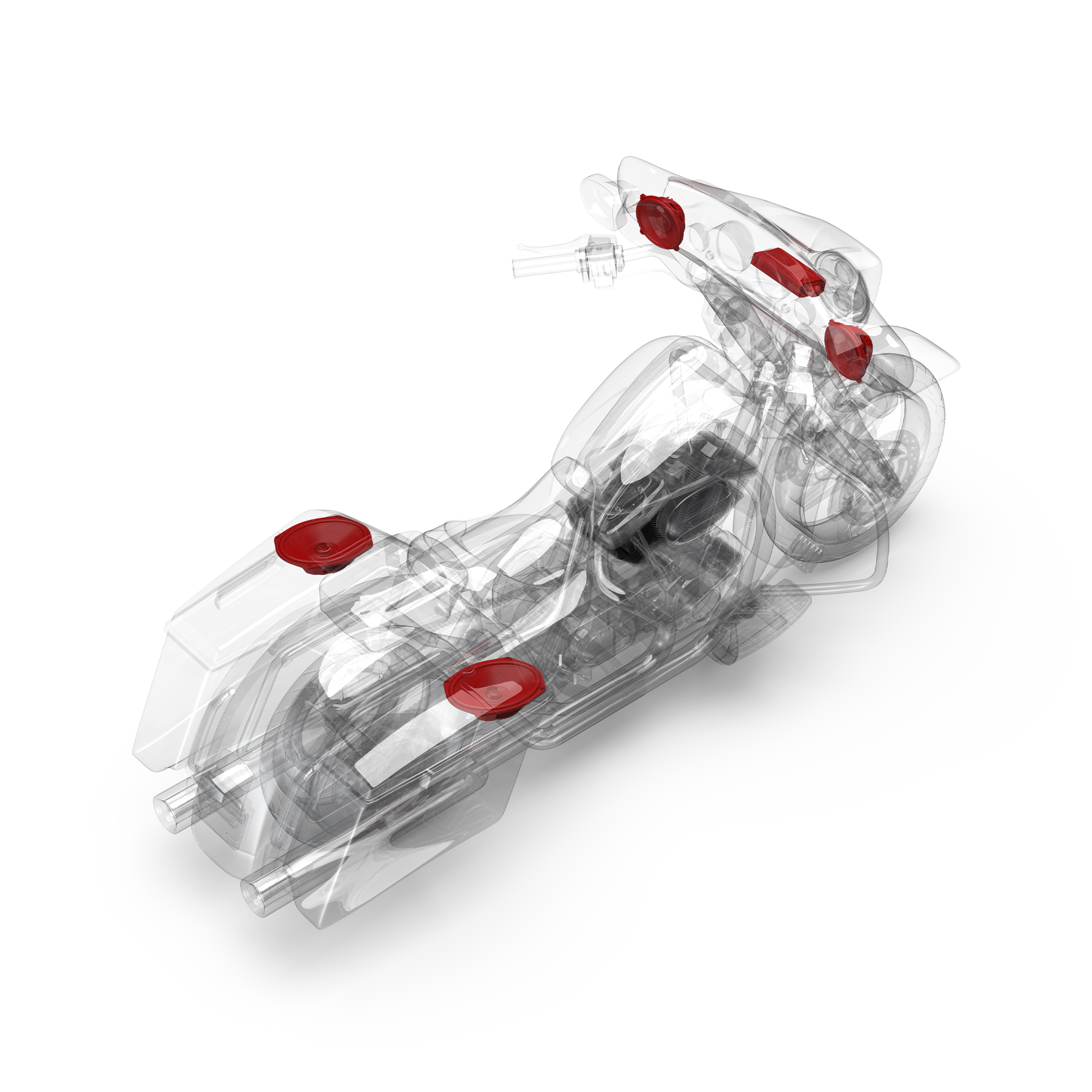 Stage-3 Speaker & Amp Kit for 1998-2013 Harley-Davidson Street Glide & Electra Glide (Gen-3)